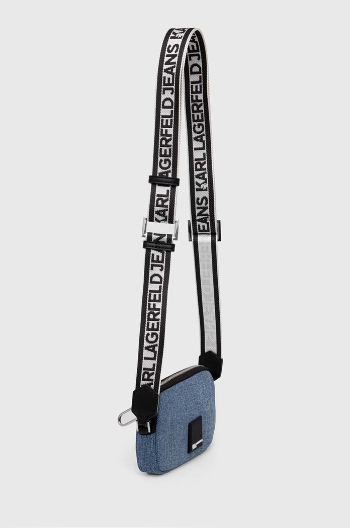 Karl Lagerfeld Jeans torebka bawełniana 245J3046 niebieski AW24
