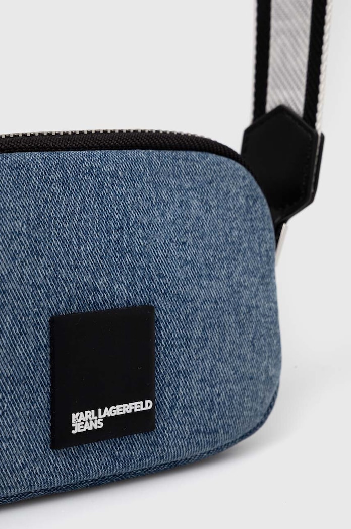 Akcesoria Karl Lagerfeld Jeans torebka bawełniana 245J3046 niebieski