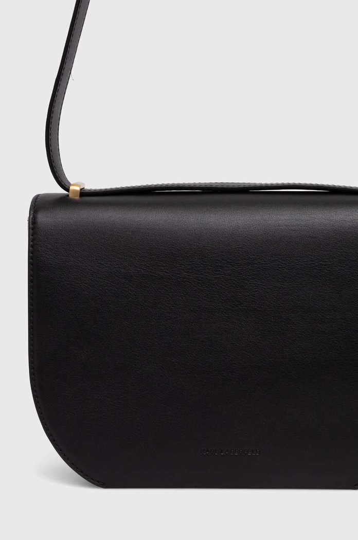Akcesoria Karl Lagerfeld torebka skórzana 245W3056 czarny