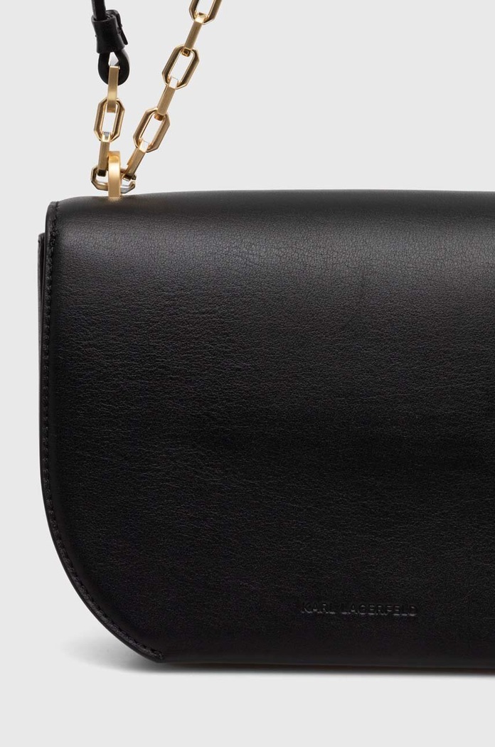 Αξεσουάρ Δερμάτινη τσάντα Karl Lagerfeld 245W3057 μαύρο