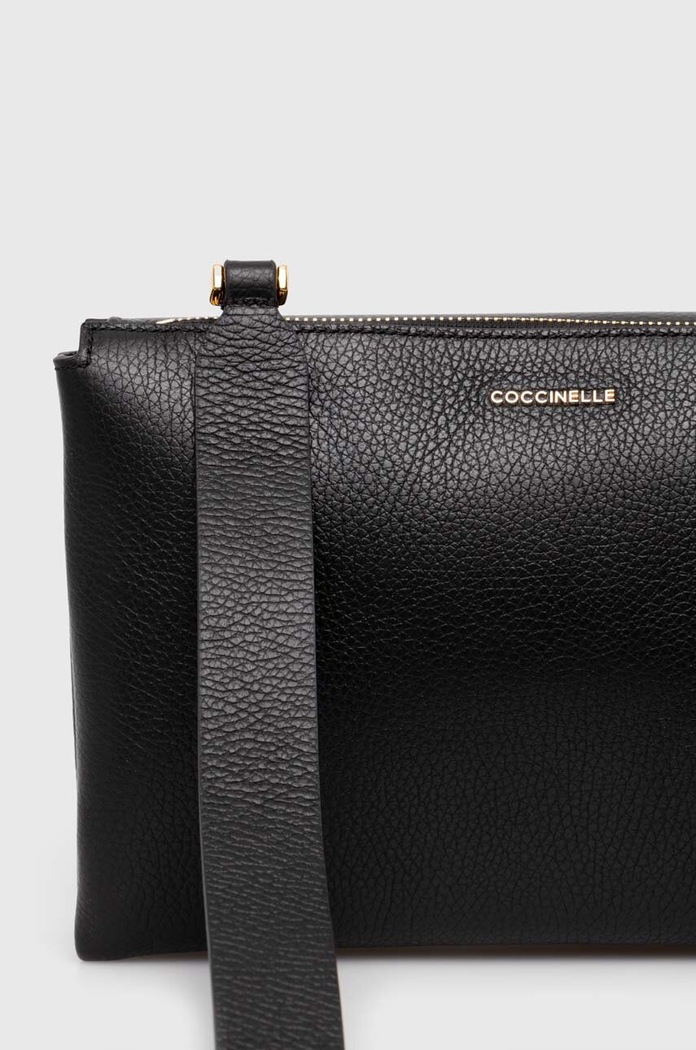 Doplňky Coccinelle crossbody kabelka dámská kožená ARLETTIS E1.MD5.12.08.01 černá