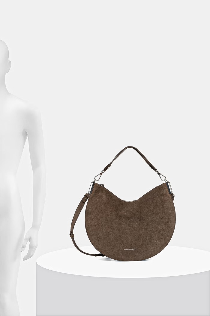 Coccinelle crossbody kabelka dámská semišová COCCINELLESUNUP SUEDE E1.QKG.13.01.01