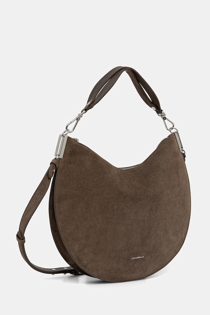 Coccinelle crossbody kabelka dámská semišová COCCINELLESUNUP SUEDE E1.QKG.13.01.01 zelená SS26