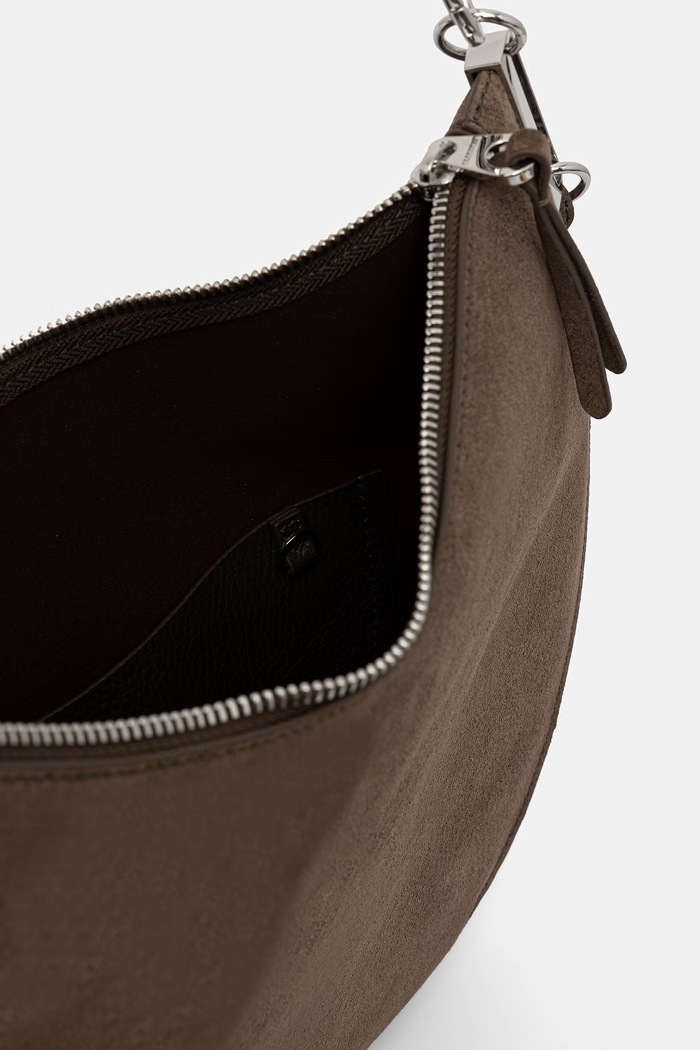 Coccinelle crossbody kabelka dámská semišová COCCINELLESUNUP SUEDE E1.QKG.13.01.01