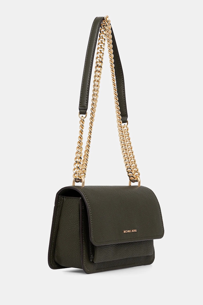 Kožená kabelka MICHAEL Michael Kors 30T4GC7L3T zelená AW25