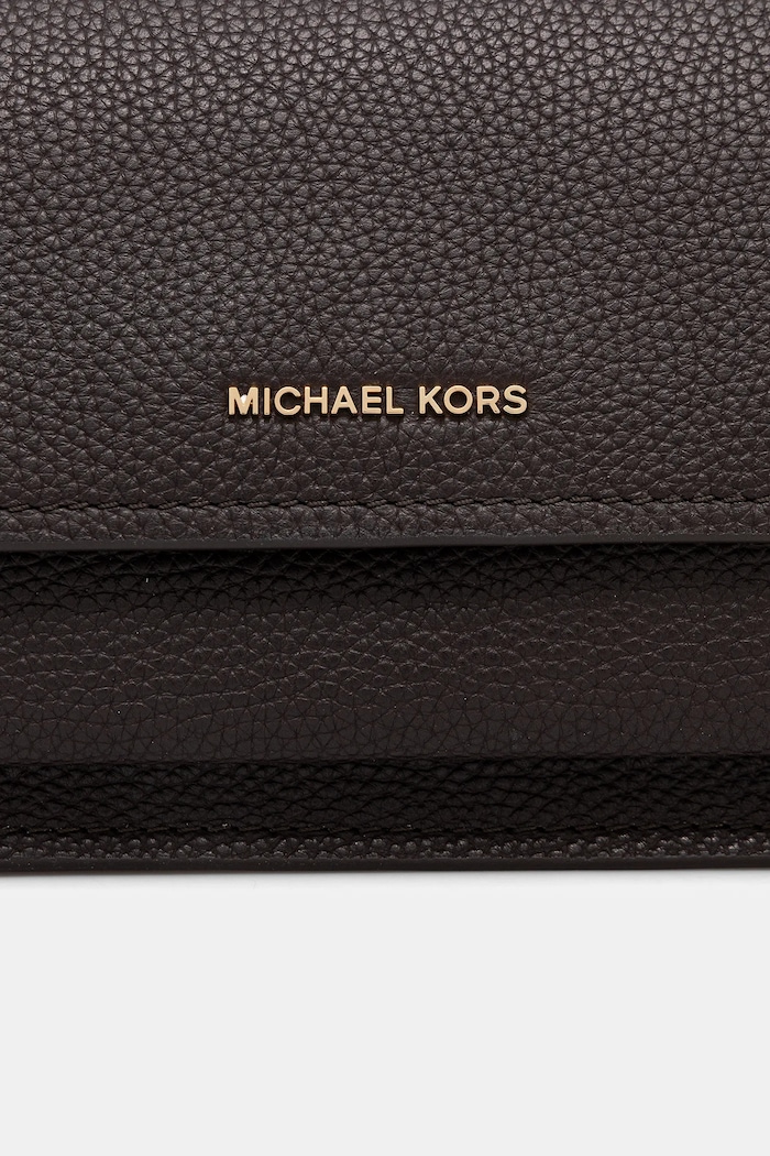 Kožená kabelka MICHAEL Michael Kors MICHAEL Michael Kors 30T4GC7L3T hnedá