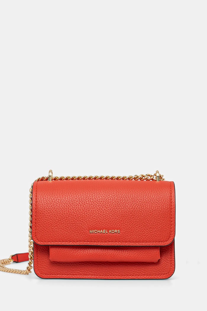 MICHAEL Michael Kors Μικρή τσάντα γυναικεία δερμάτινη κόκκινο 32T4GC7C1T