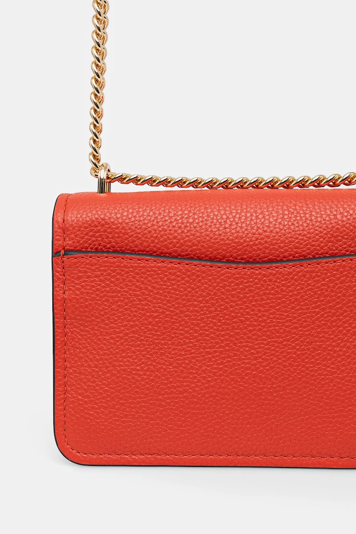 Αξεσουάρ MICHAEL Michael Kors Μικρή τσάντα γυναικεία δερμάτινη 32T4GC7C1T κόκκινο