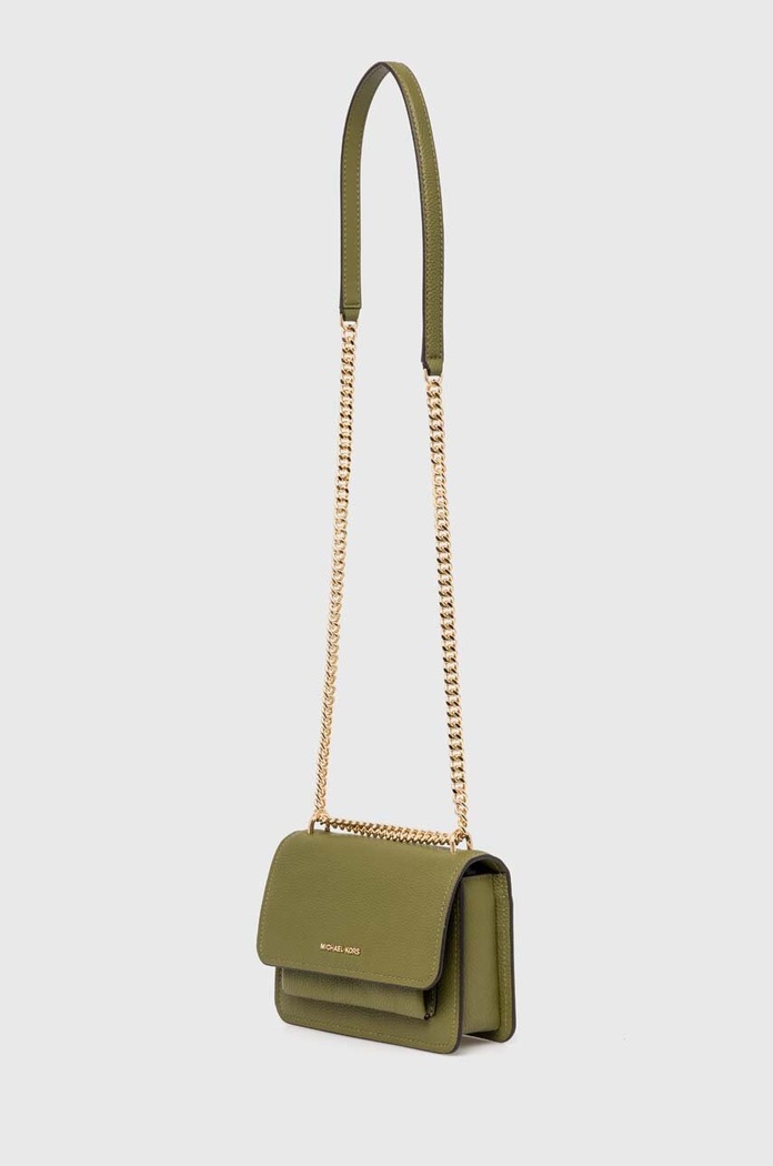 MICHAEL Michael Kors taška dámská kožená 32T4GC7C1T zelená AA00