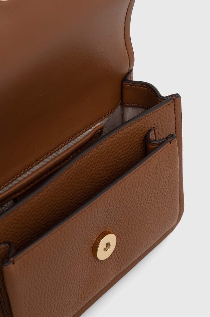 Kožená kabelka MICHAEL Michael Kors hnedá 32T4GC7C1T
