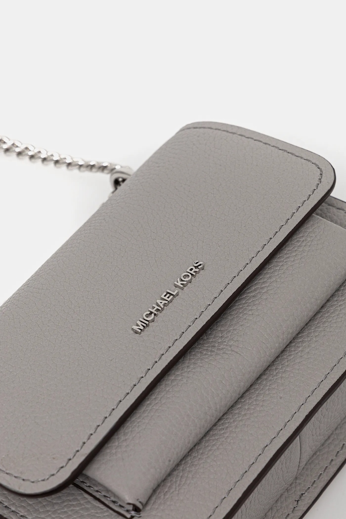 Шкіряна сумочка MICHAEL Michael Kors сірий 32T4SC7C1T