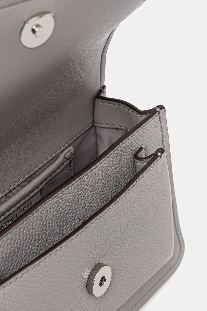 Шкіряна сумочка MICHAEL Michael Kors 32T4SC7C1T сірий