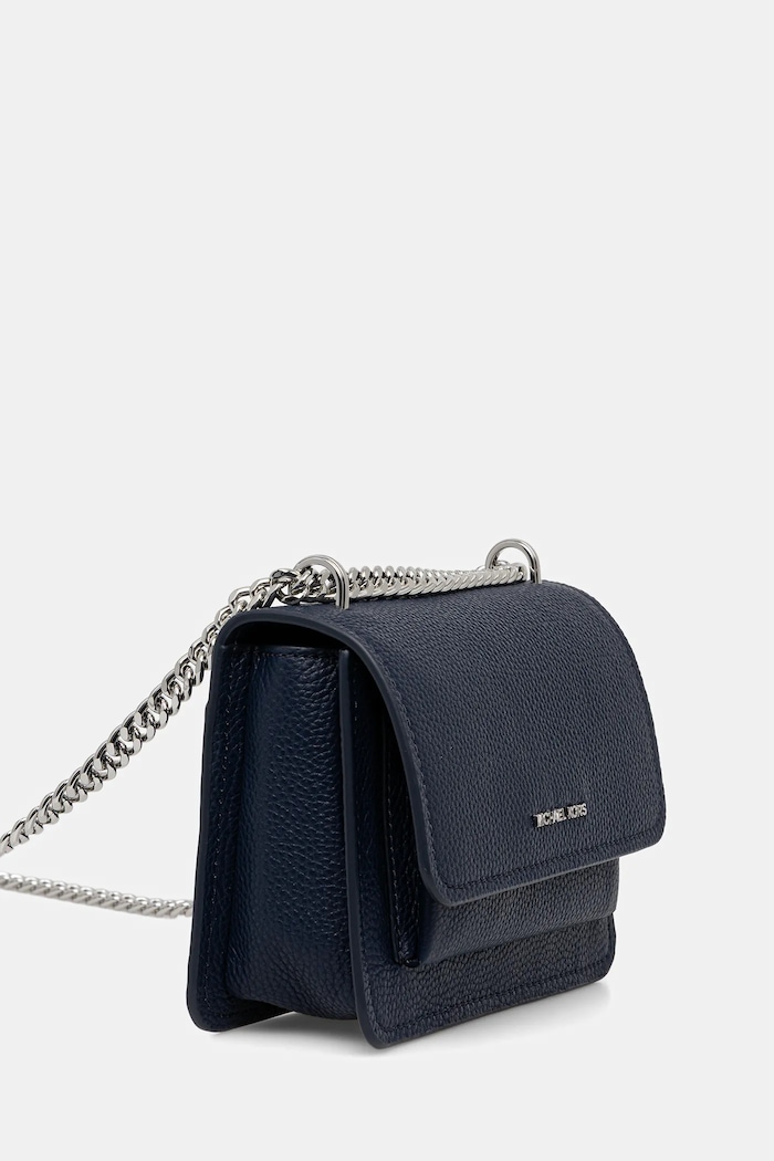 Usnjena torbica MICHAEL Michael Kors 32T4SC7C1T modra SS26