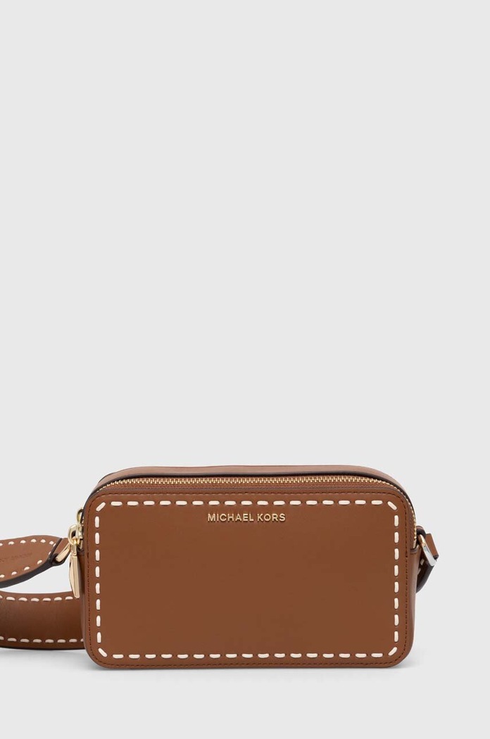 MICHAEL Michael Kors torebka skórzana skóra licowa brązowy 32T4GJ6C1L