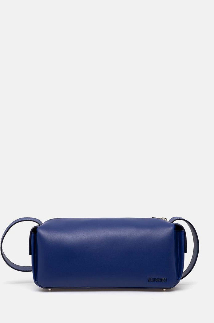 Sunnei poseta de piele uni albastru MACCWBAG017