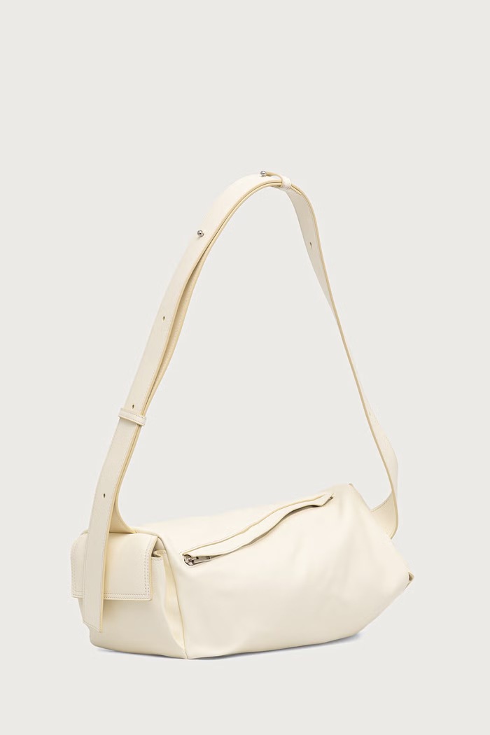 Sunnei Crossbody torba za žene od kože CACCWBAG002 bež AW24