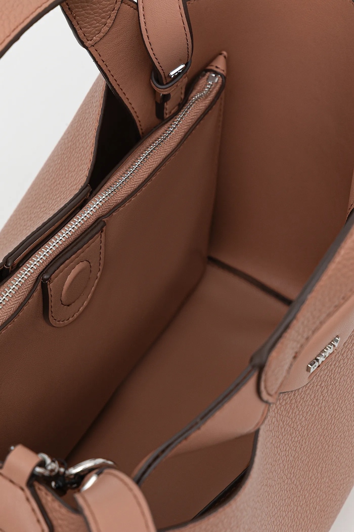 DKNY geantă crossbody pentru femei cu imitație de piele R43DYG33 maro