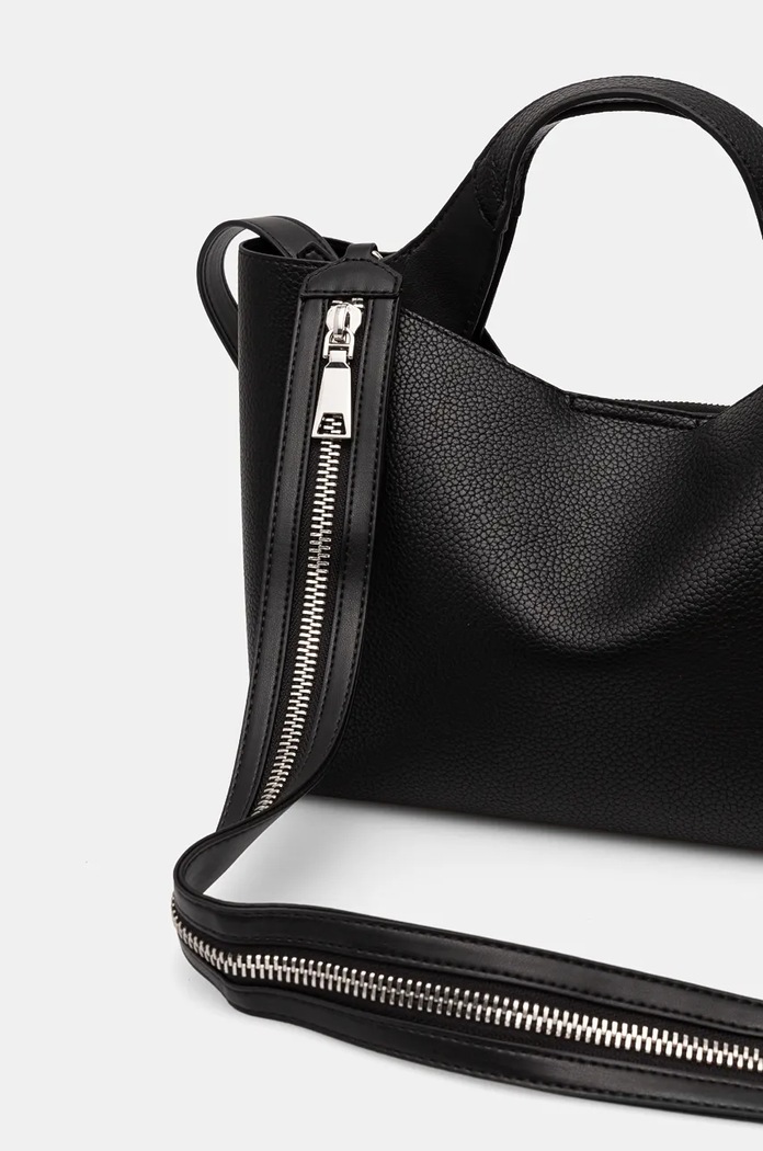 Accesorii DKNY geantă crossbody pentru femei cu imitație de piele R43DYG33 negru