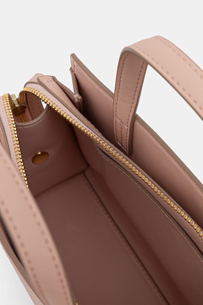 DKNY torebka crossbody damska skórzana R43EYG56 różowy