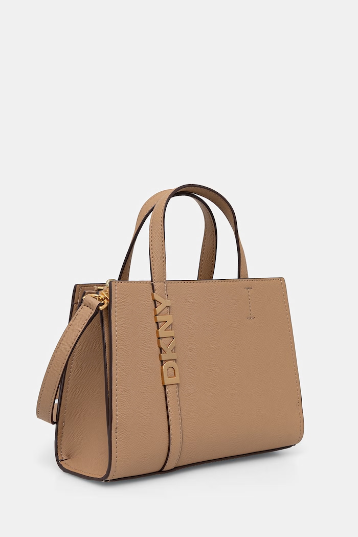 DKNY crossbody kabelka dámska kožená R43EYG56 béžová SS26