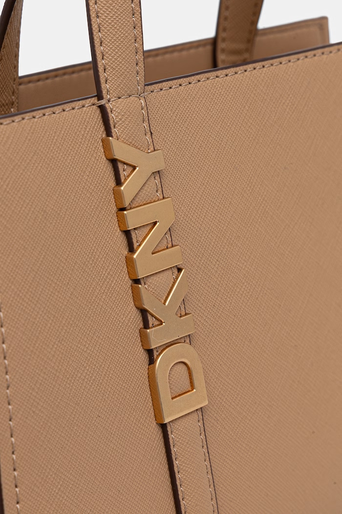 Doplnky DKNY crossbody kabelka dámska kožená R43EYG56 béžová