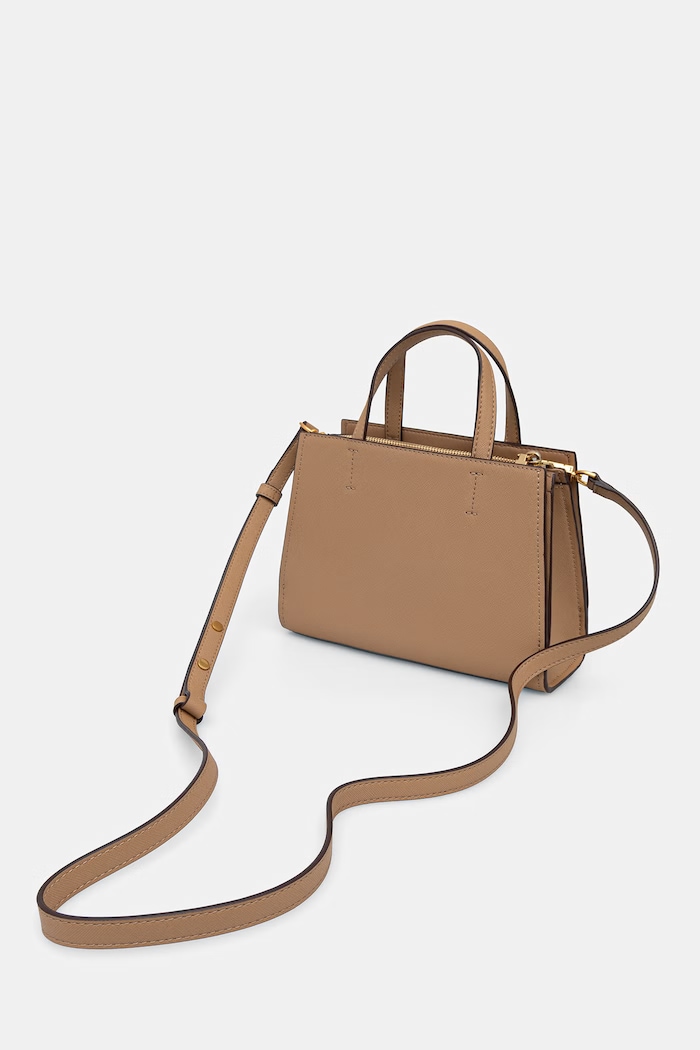 DKNY crossbody kabelka dámska kožená béžová R43EYG56