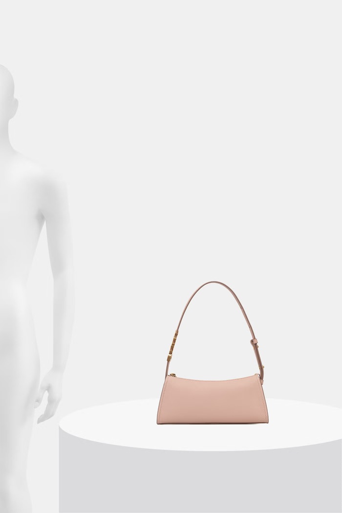 DKNY torebka bagietka damska skórzana R433YG57 różowy