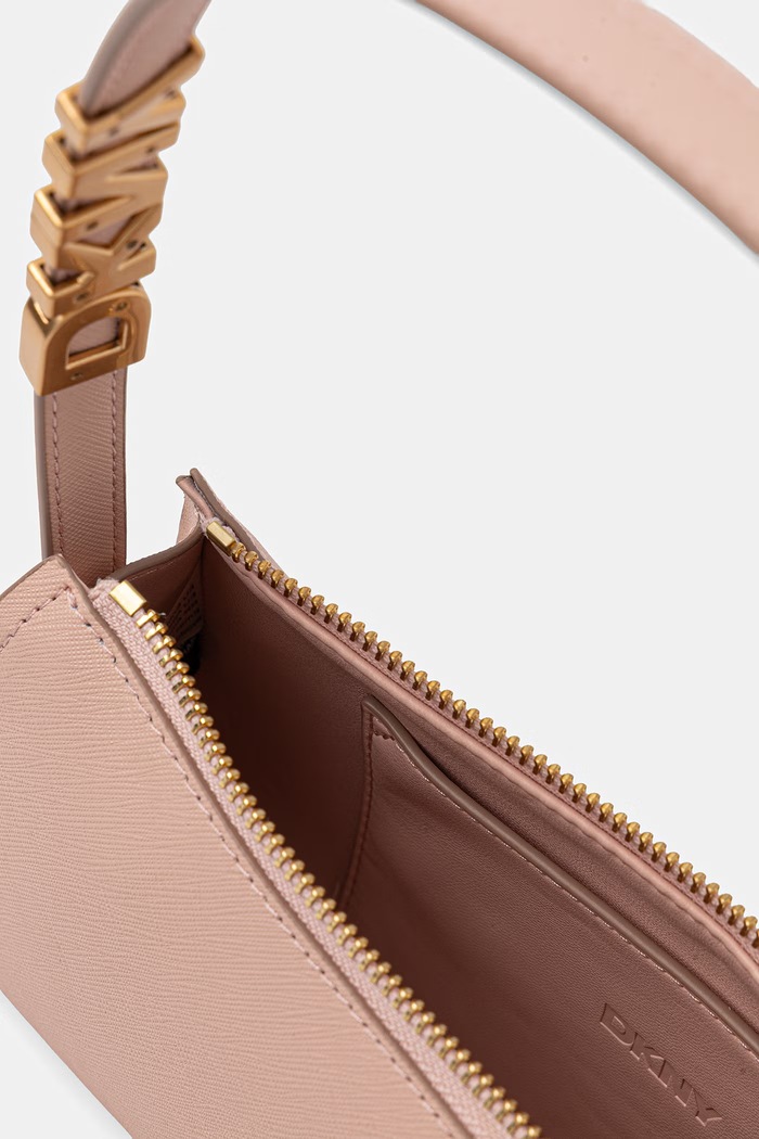 DKNY torebka bagietka damska skórzana różowy R433YG57