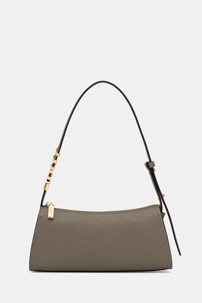 DKNY torebka bagietka damska skórzana zielony R433YG57
