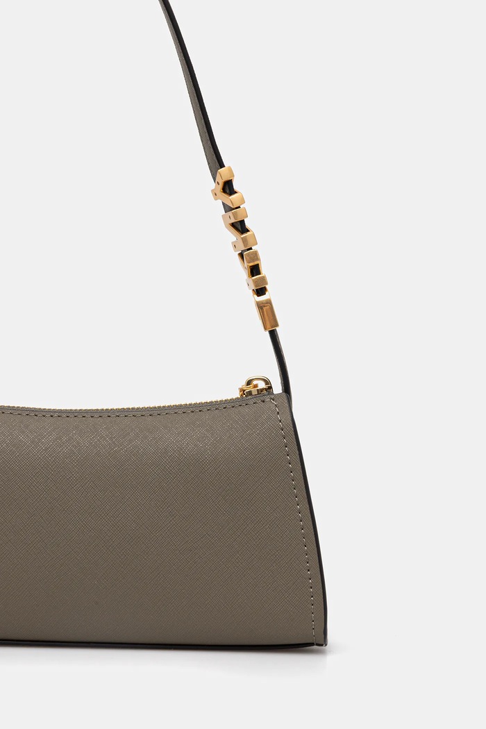 Akcesoria DKNY torebka bagietka damska skórzana R433YG57 zielony