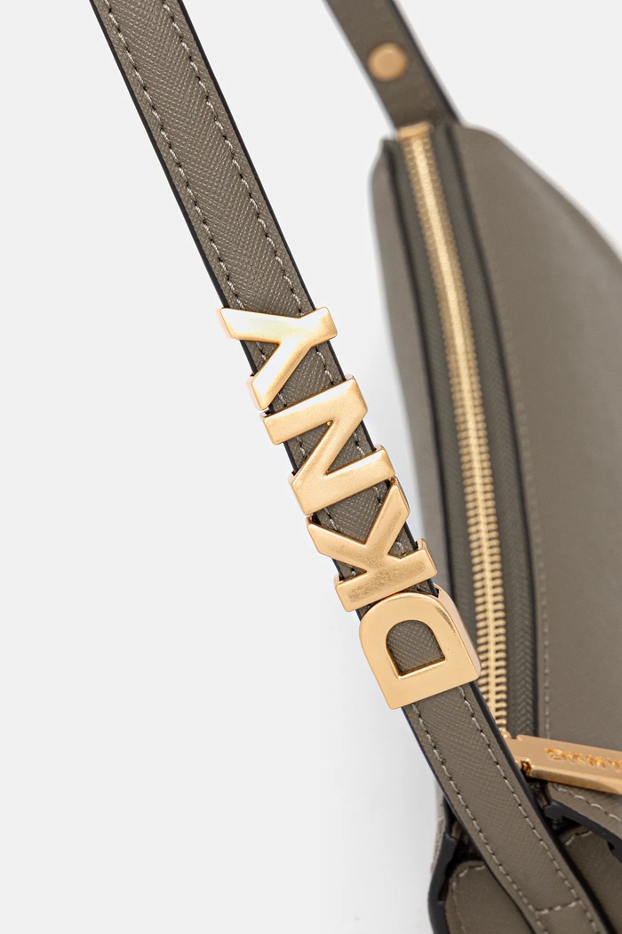 DKNY torebka bagietka damska skórzana zielony R433YG57