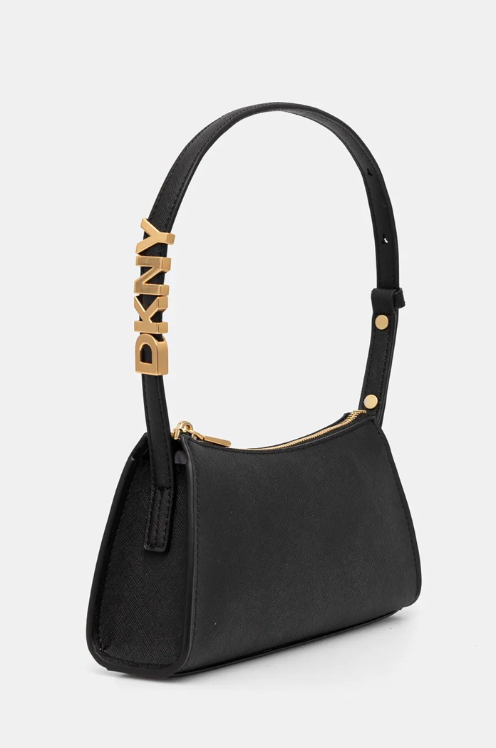 DKNY baguette táska női bőr R433YG57 fekete SS26