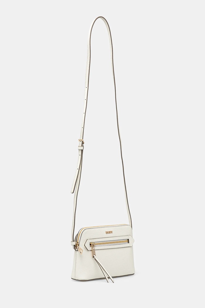 Kožená kabelka Dkny R42EKE17 béžová SS25