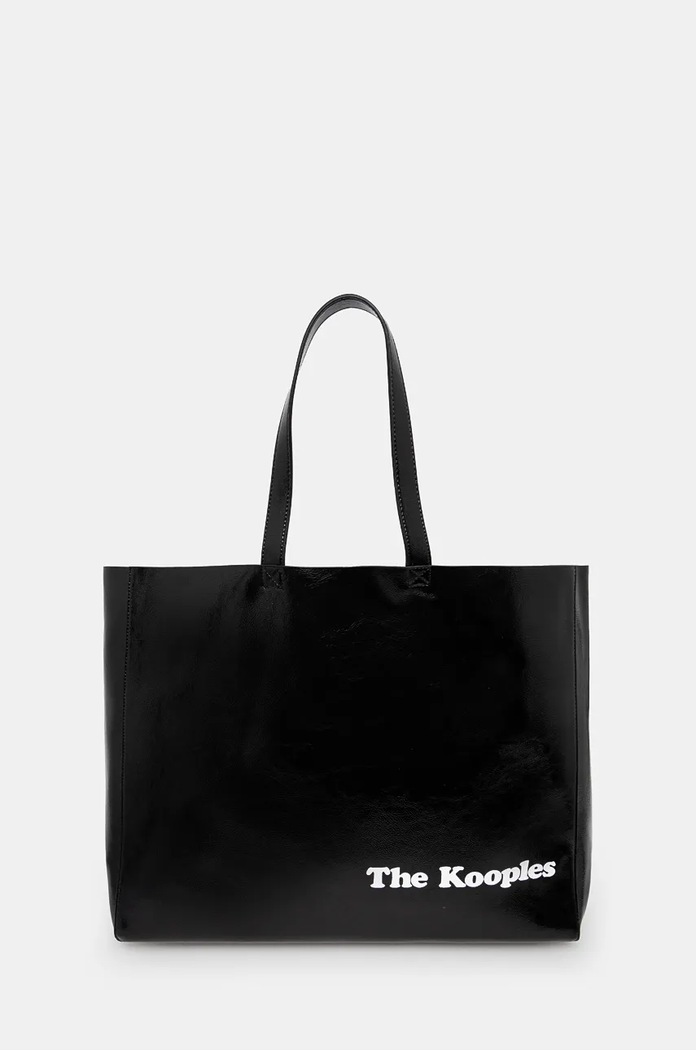 Kabelka The Kooples potisk černá AFSA29013K