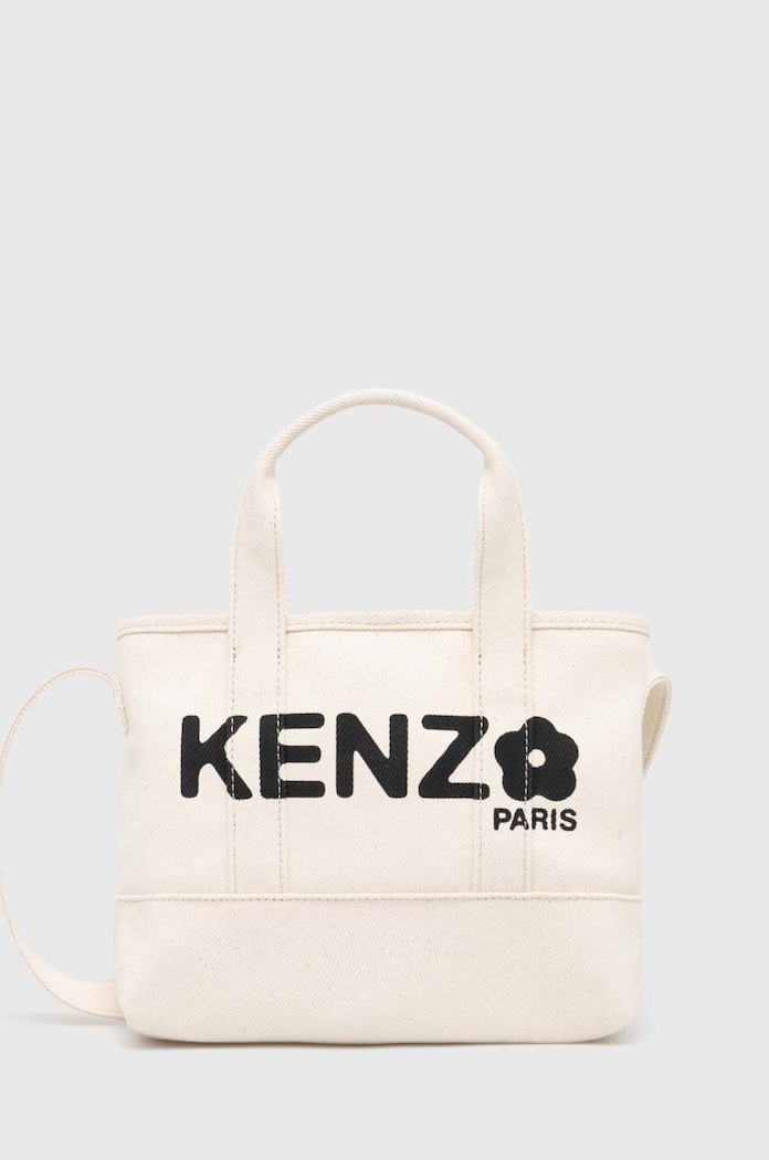 Kabelka Kenzo Utility Small Tote Bag potisk béžová FE68SA910F36.03