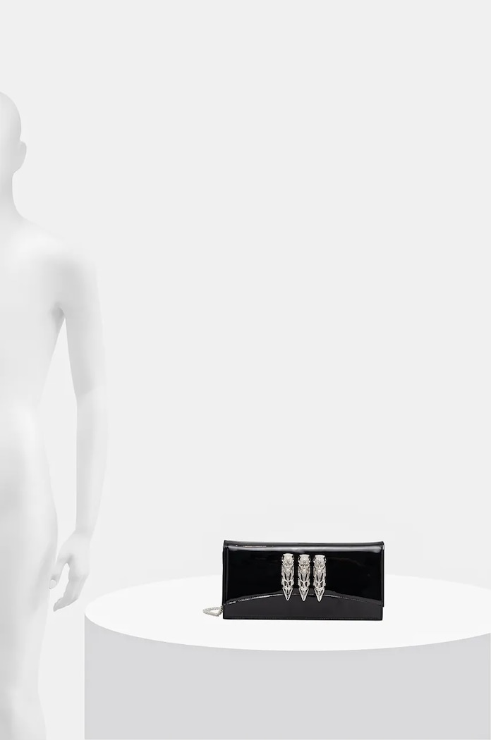 Кожен клъч Philipp Plein AADA.WBA2044.PLE010N черен