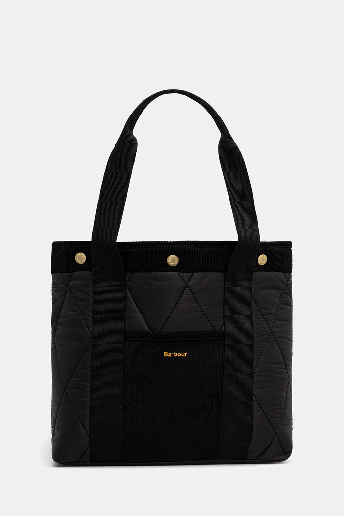 Barbour tote bag pentru femei Healy nu incape in A4 negru LBA0433