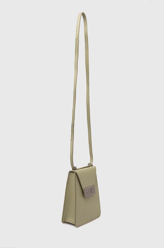 Kožená kabelka MM6 Maison Margiela SB5WG0018.P6189 zelená AW24