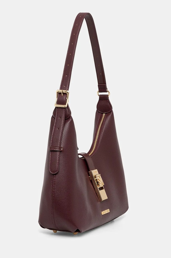 Steve Madden hobo bag pentru femei cu imitație de piele Bovie SM13001510 burgundia AA00