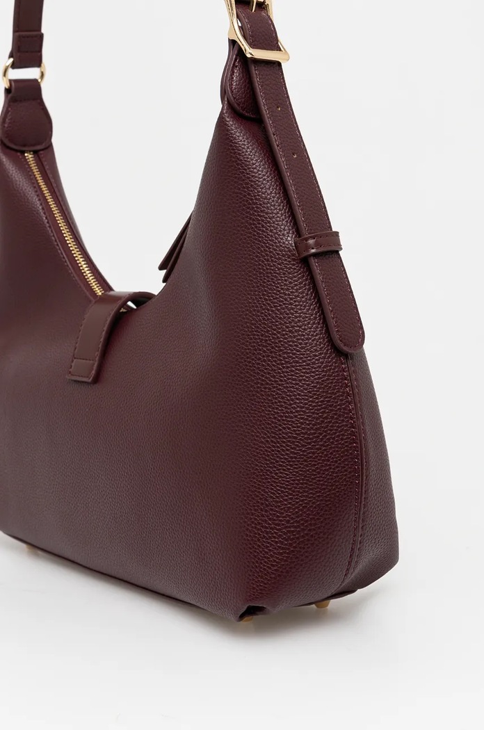 Accesorii Steve Madden hobo bag pentru femei cu imitație de piele Bovie SM13001510 burgundia