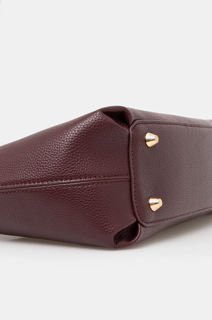 Steve Madden hobo bag pentru femei cu imitație de piele Bovie SM13001510 burgundia
