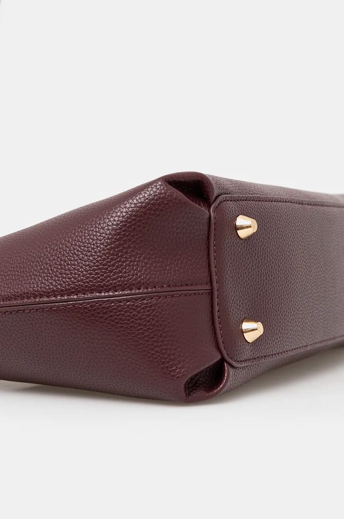Steve Madden hobo bag pentru femei cu imitație de piele Bovie SM13001510 burgundia