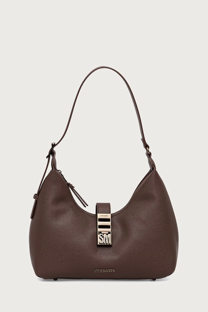 Steve Madden Torebka hobo damska z imitacji skóry Bovie brązowy SM13001510