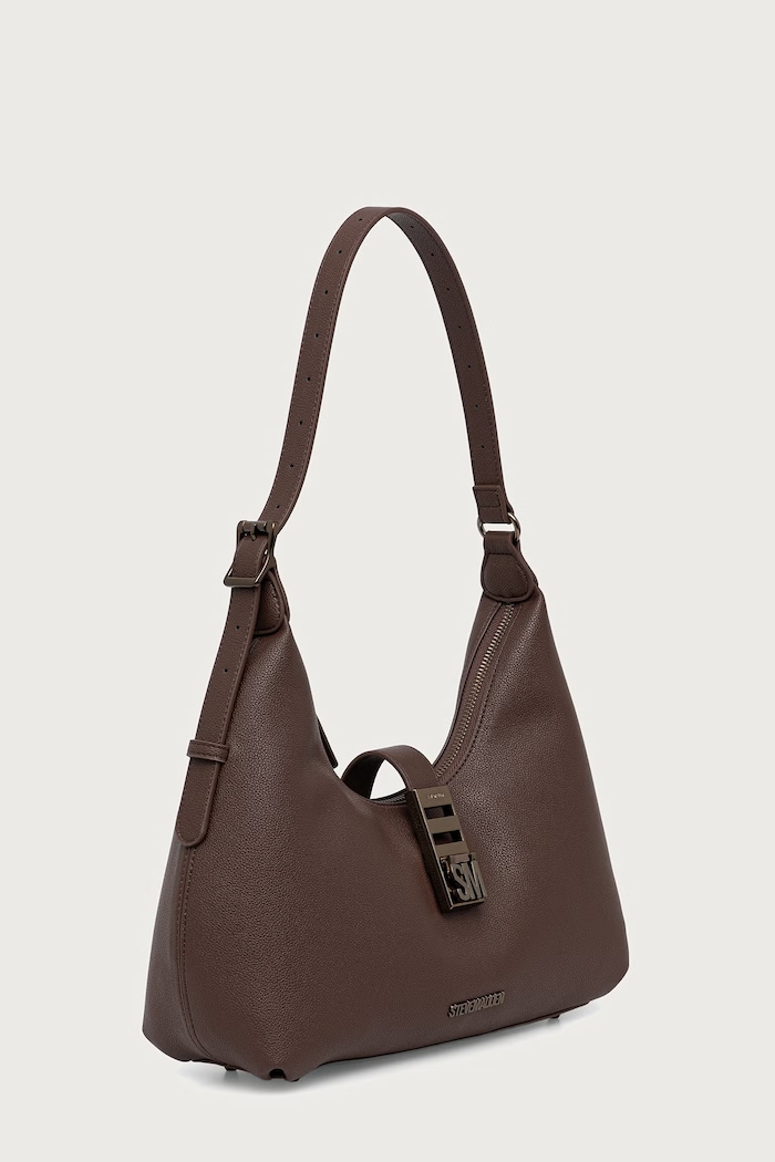 Steve Madden Torebka hobo damska z imitacji skóry Bovie SM13001510 brązowy AA00
