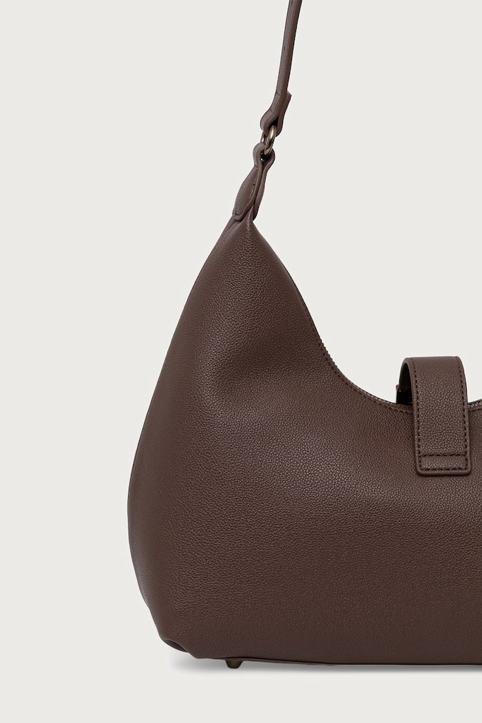 Akcesoria Steve Madden Torebka hobo damska z imitacji skóry Bovie SM13001510 brązowy