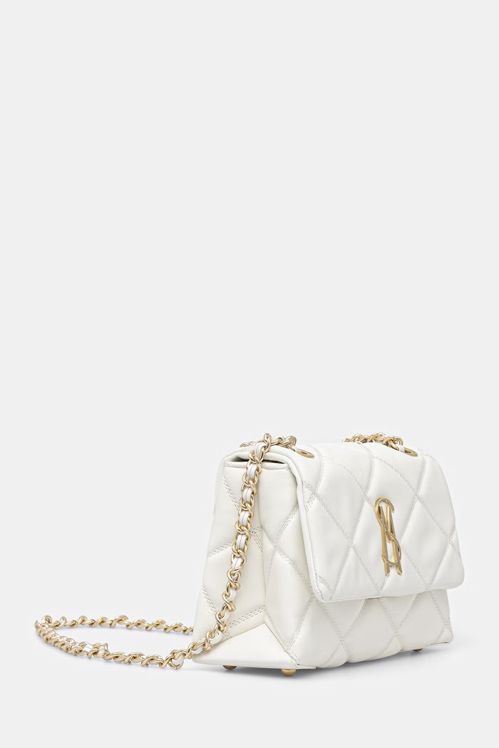 Steve Madden μικρή τσάντα γυναικεία από απομίμηση δέρματος Bvolturi SM13001344 λευκό AA00