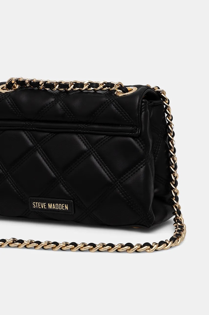 Steve Madden чанта дамска от имитация на кожа SM13001344 черен AA00