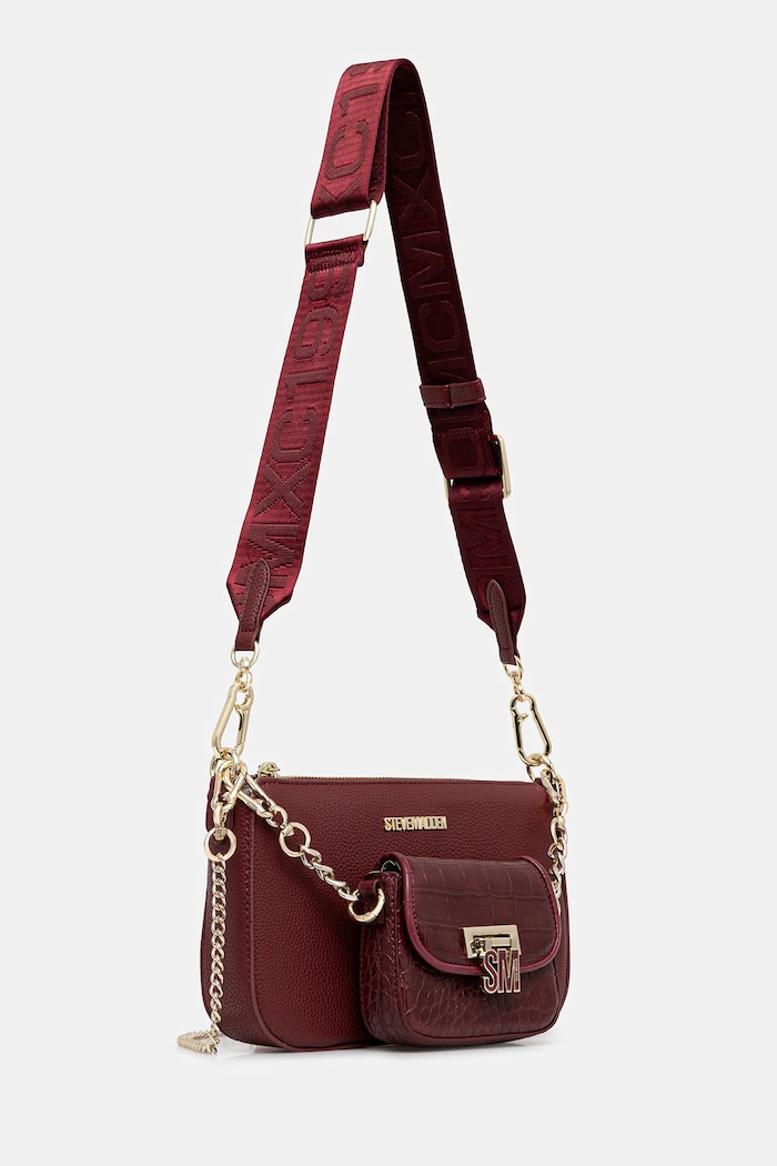 Kabelka Steve Madden Bnaim SM13001550 burgundské AW25