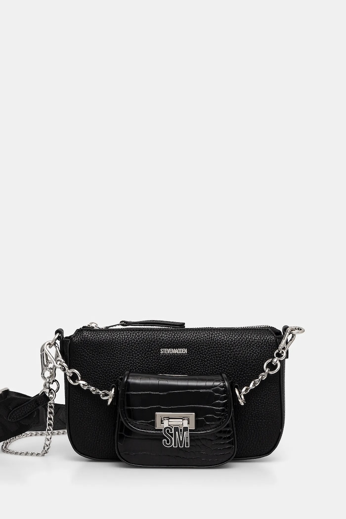 Сумочка Steve Madden Bnaim не вміщує А4 чорний SM13001550