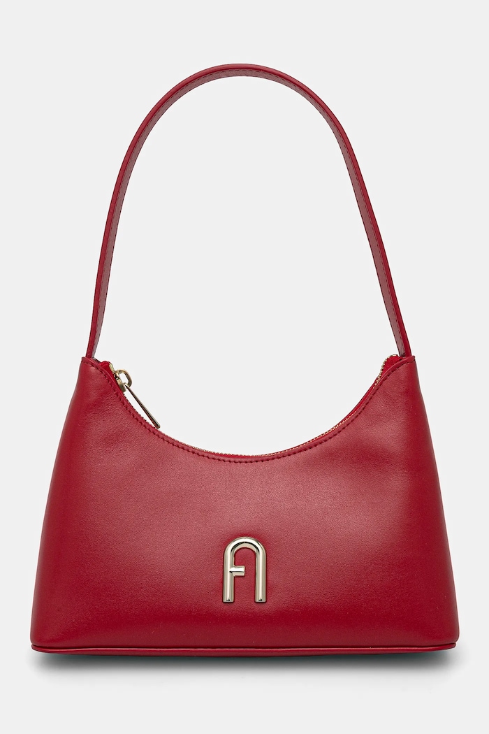 Kožna torba Furla bez uzorka crvena WB00863.AX0733.2673S